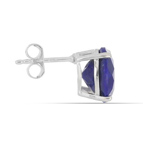 BUY NATURAL LAPIS LAZULI SINGLE STONE EARRINGS